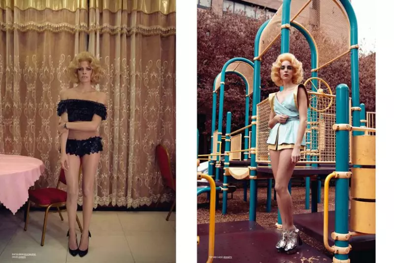 Јелена Јемчук снима врвни модели како ретро пин-ап за TAR