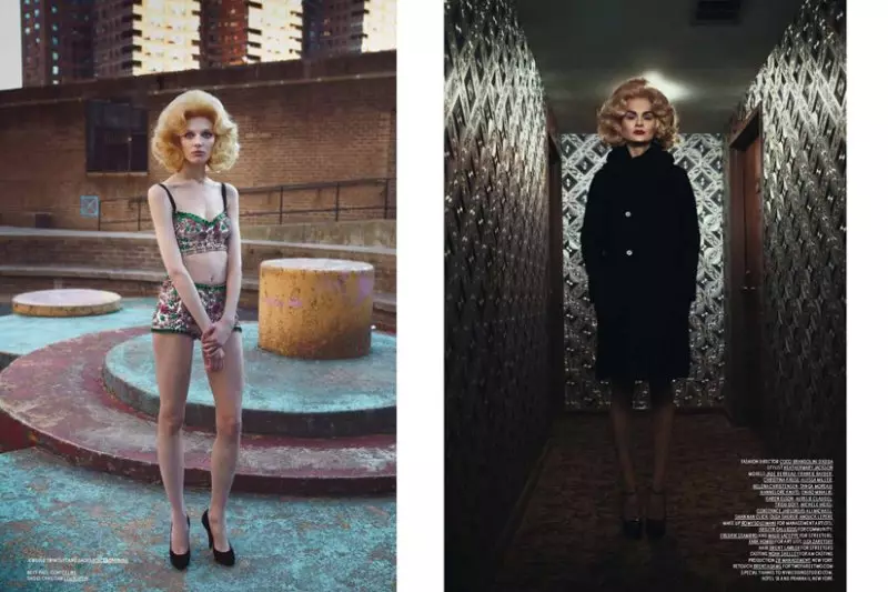 Yelena Yemchuk snima top modele kao retro pin-up za TAR