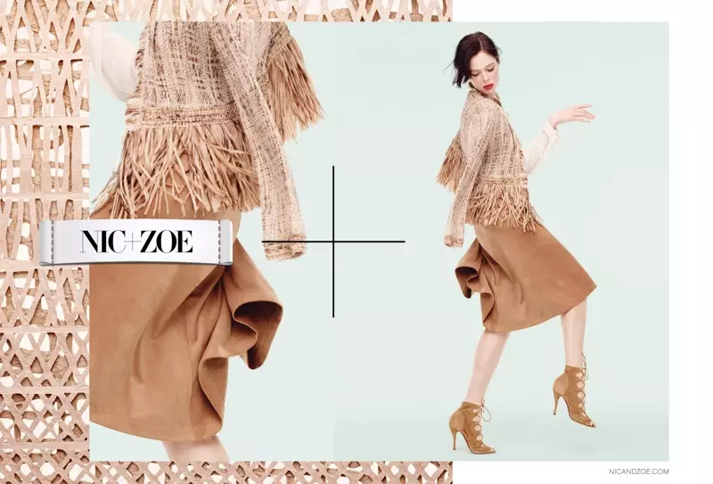 Coco Rocha ane nyeredzi muNIC+ZOE's spring 2016 campaign