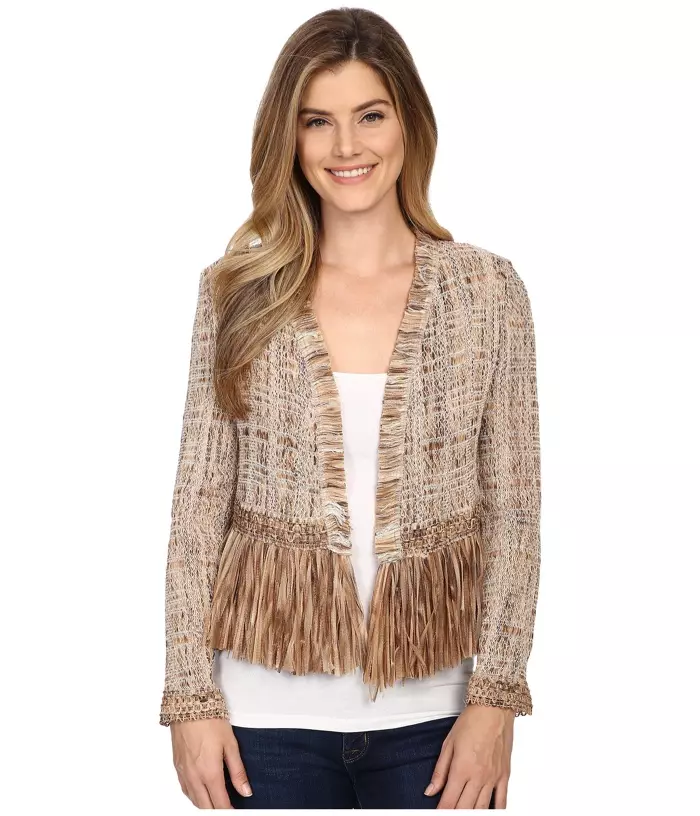 NIC + ZOE Cork Fringe Jacket