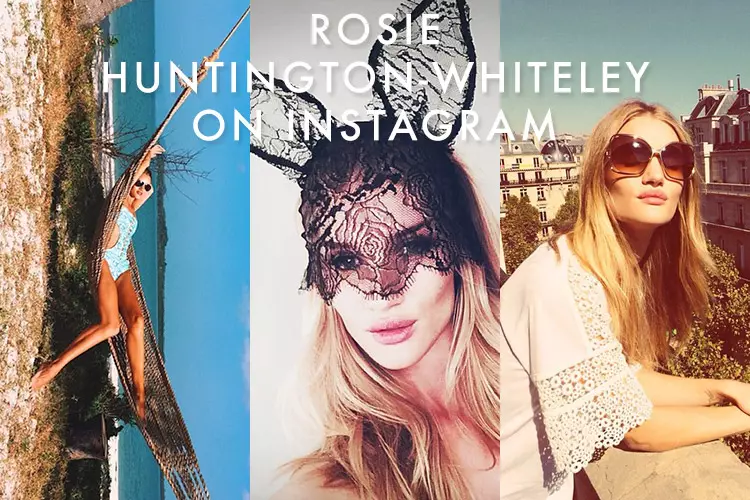 Instagram دىكى Rosie Huntington Whiteley: سۈرەتتىكى ئۇسلۇب