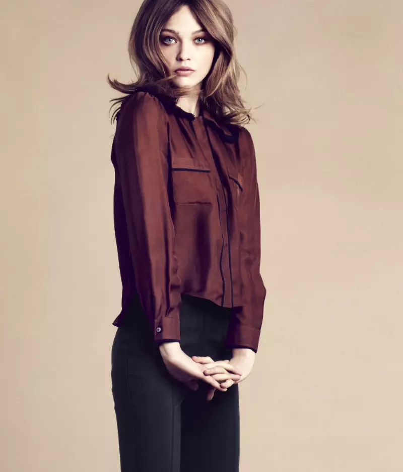 Sasha Pivovarova pentru H&M toamna 2011