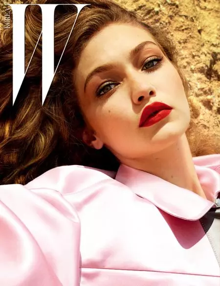 Gigi Hadid er en blond bombe for W Korea