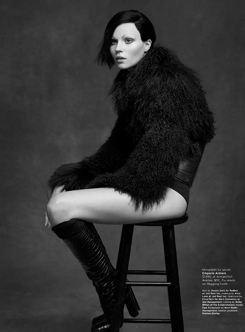 Egle Tvirbutaite by Thomas Whiteside for Elle US