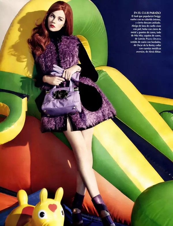 Egle Tvirbutaite by Micaela Rossato Vogue Латын Америкасы үчүн Октябрь 2010