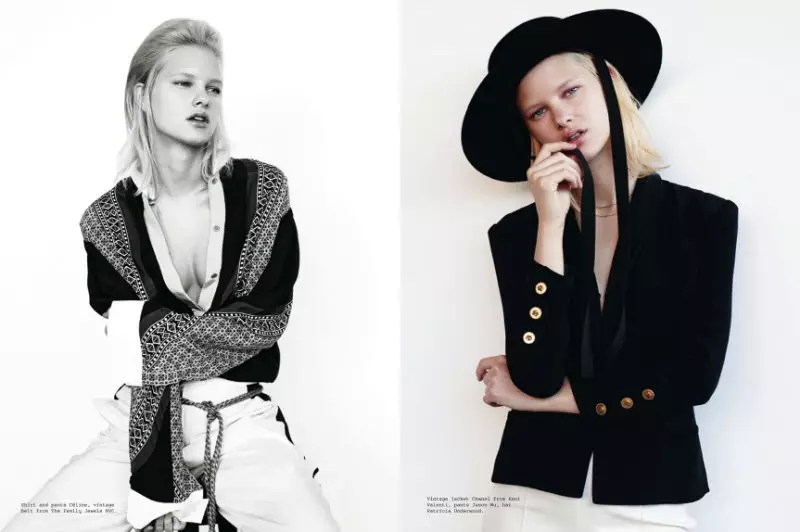 Hannah Holman por Eric Guillemain para Metal #23