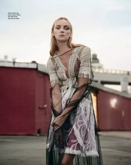 Clear Cut: Heather Marks Models Sheer Style hauv Yuav Siv Li Cas