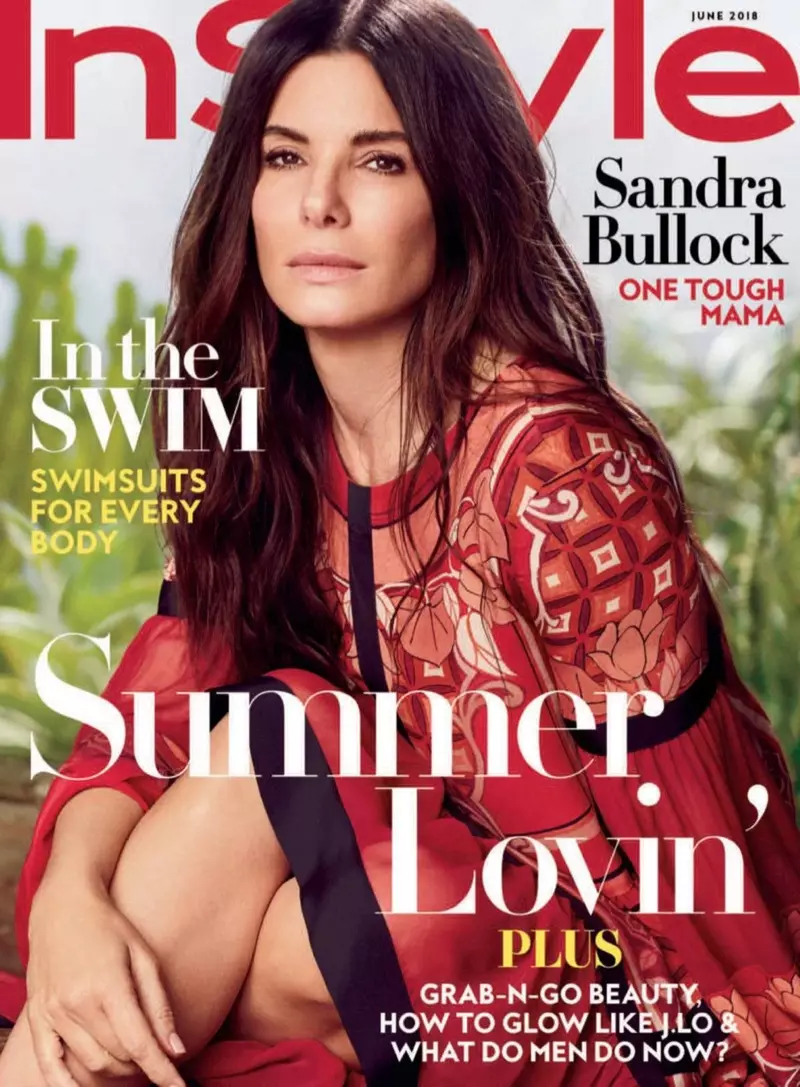 Sandra Bullock | Revista InStyle | Sesión de fotos de portada 2018