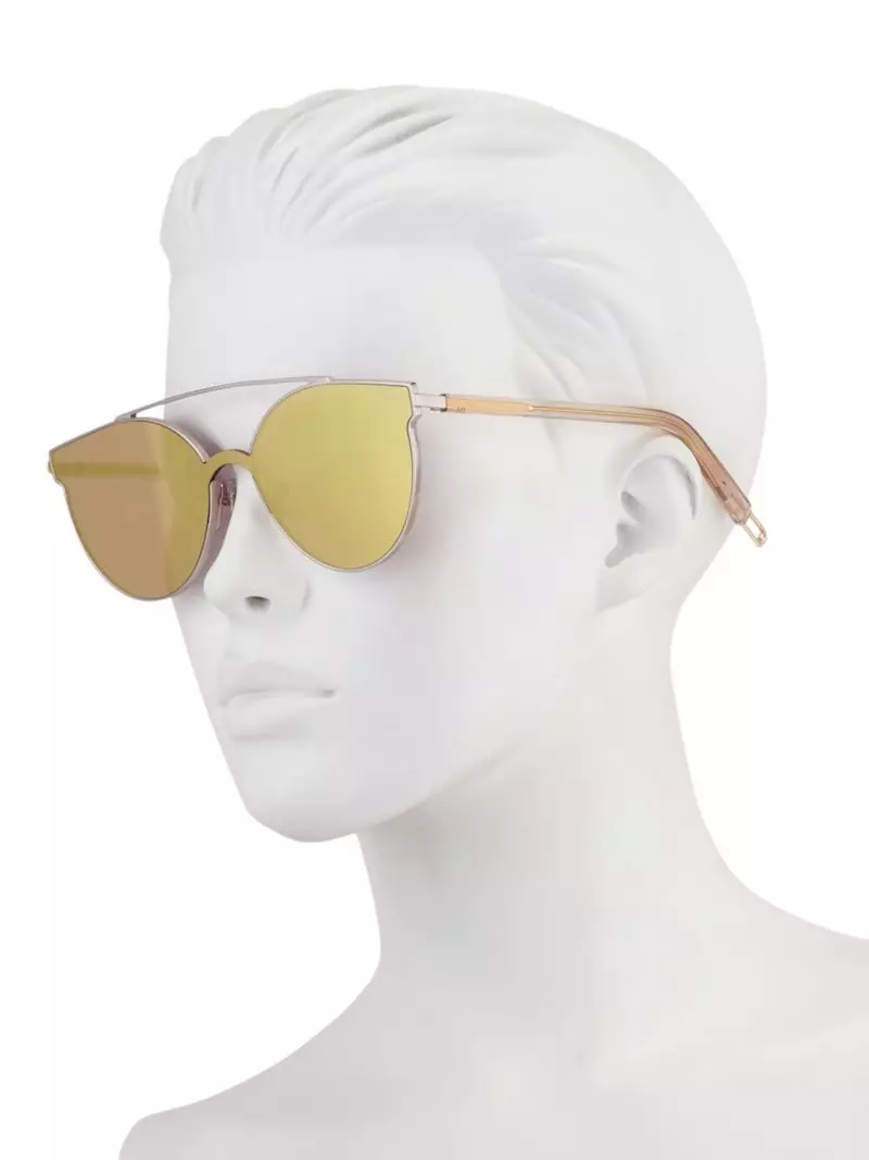 Gentle Monster x Tilda Swinton Trick of the Light Mirrored Sunglasses in Rose Gold