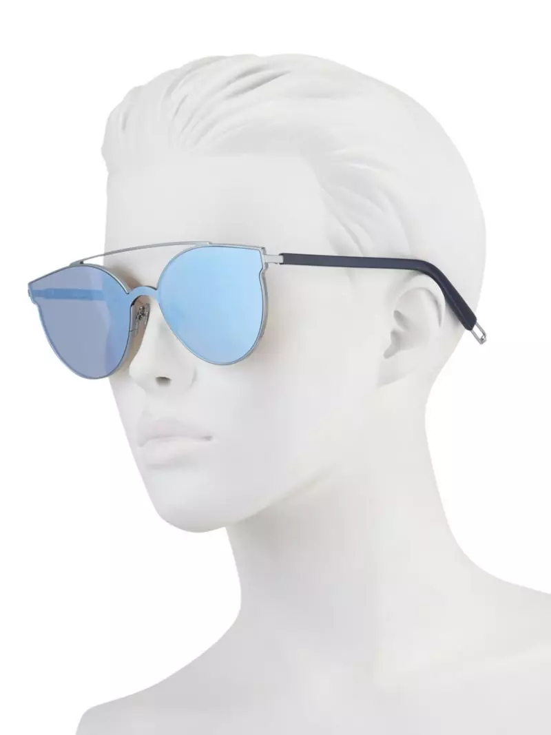 Gentle Monster x Tilda Swinton Trick of the Light verspiegelte Sonnenbrille in Blau