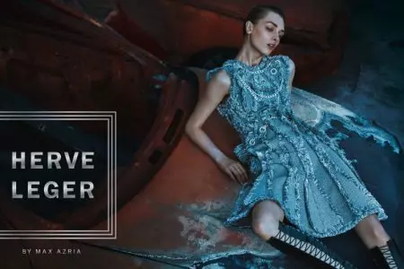 Herve Leger set in Junkyard-sêne foar Fall 2016 Campaign