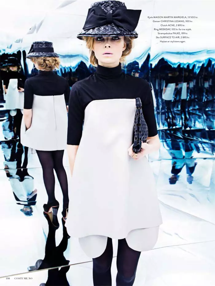 Si Siri Tollerod usa ka Factory Girl para sa Costume Norway Marso 2013