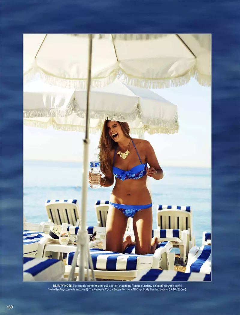 Robyn Lawley është një mahnitëse me rroba banje në Cosmopolitan Australia Shoot