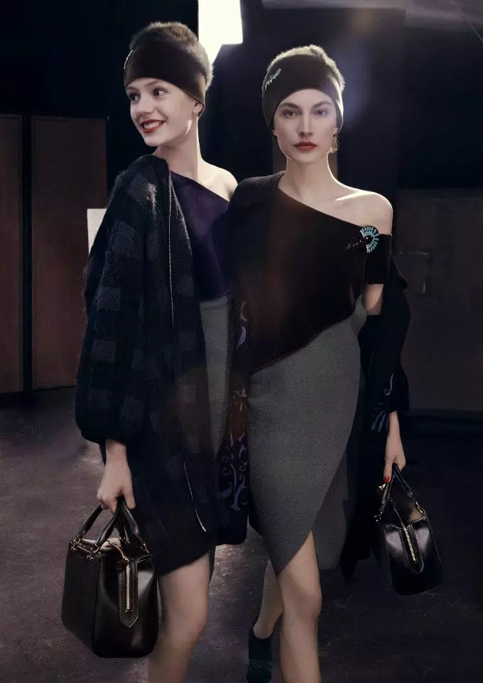 A campaña de Emporio Armani do outono de 2013 toca a Jacquelyn Jablonski, Ruby Aldridge e máis