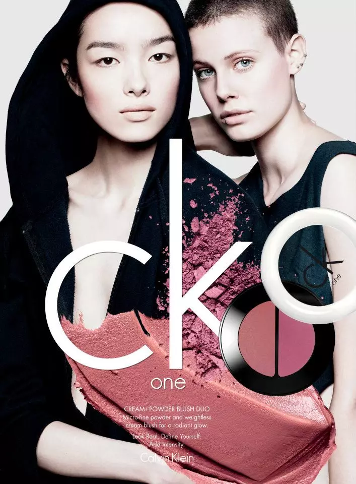 David Sims의 CK One Cosmetics S/S 2012 캠페인을 위한 Lara Stone, Abbey Lee Kershaw, Fei Fei Sun, Ruby Aldridge 및 기타