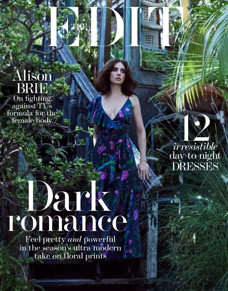 Alison Brie på The Edit 14. december 2017 Forside