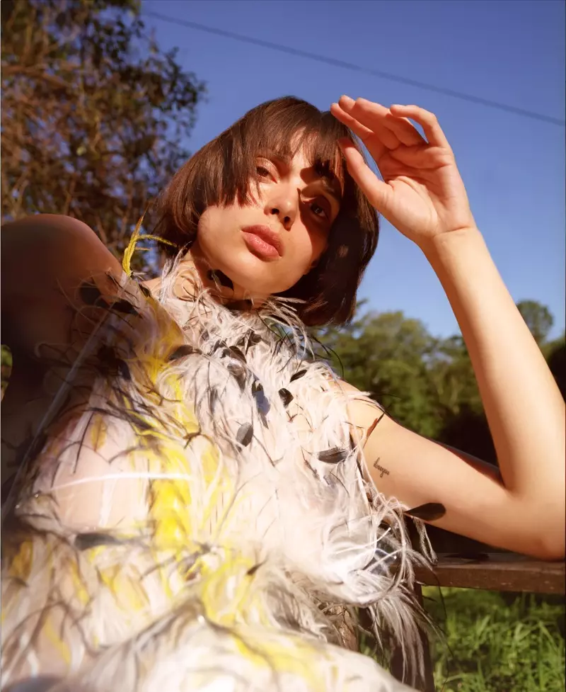 Charlee Fraser Heads Outdoors in Dreamy Looks for ODDA Magazine