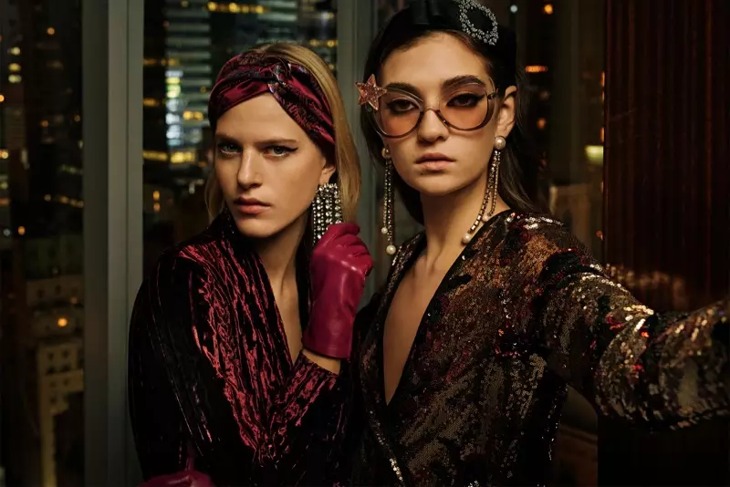 Line Kjaergaard ma Ratner fetu ile Zara TRF's Into the Night lookbook