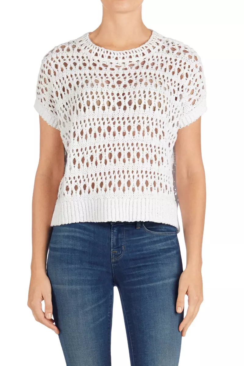 J Brand Beverly Sweater in White