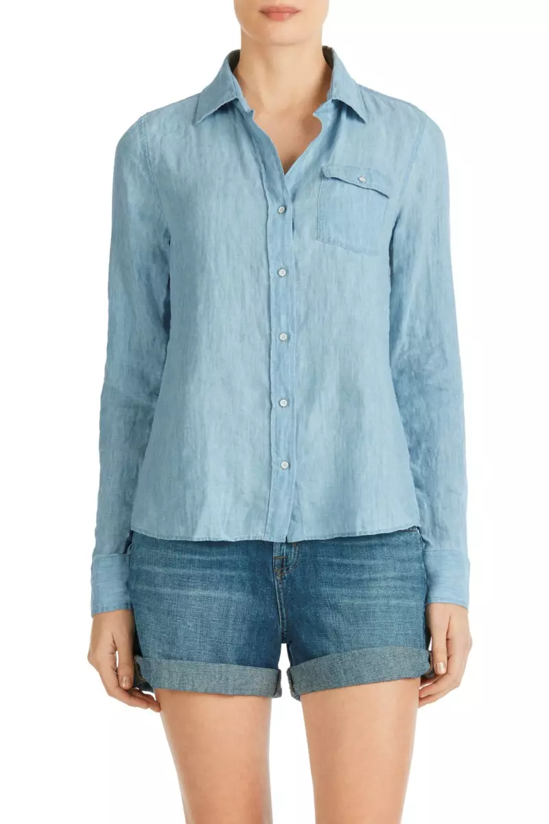 J Brand Edith Shirt di Senaryoyê de