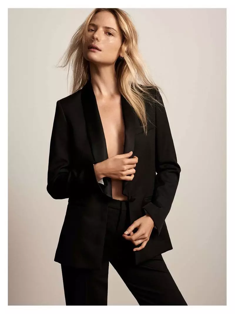 H&M artilezko blazer eta artile nahastutako galtzak