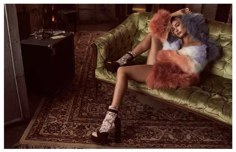 Hailey Baldwin Models Cool Girl išče Grazia China