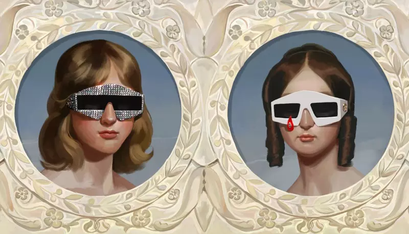 „Gucci“ demonstruoja istorines įkvėptas iliustracijas 2018 m. pavasario-vasaros kampanijai