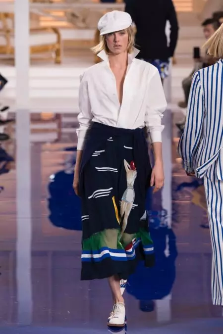 Ralph Lauren Channels Island Vibes rau lub caij nplooj ntoos hlav 2018