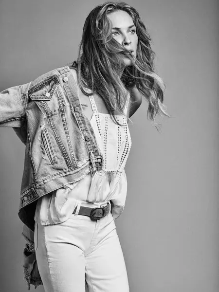 Erin Wasson domina o estilo casual em TELVA por Tomás de la Fuente