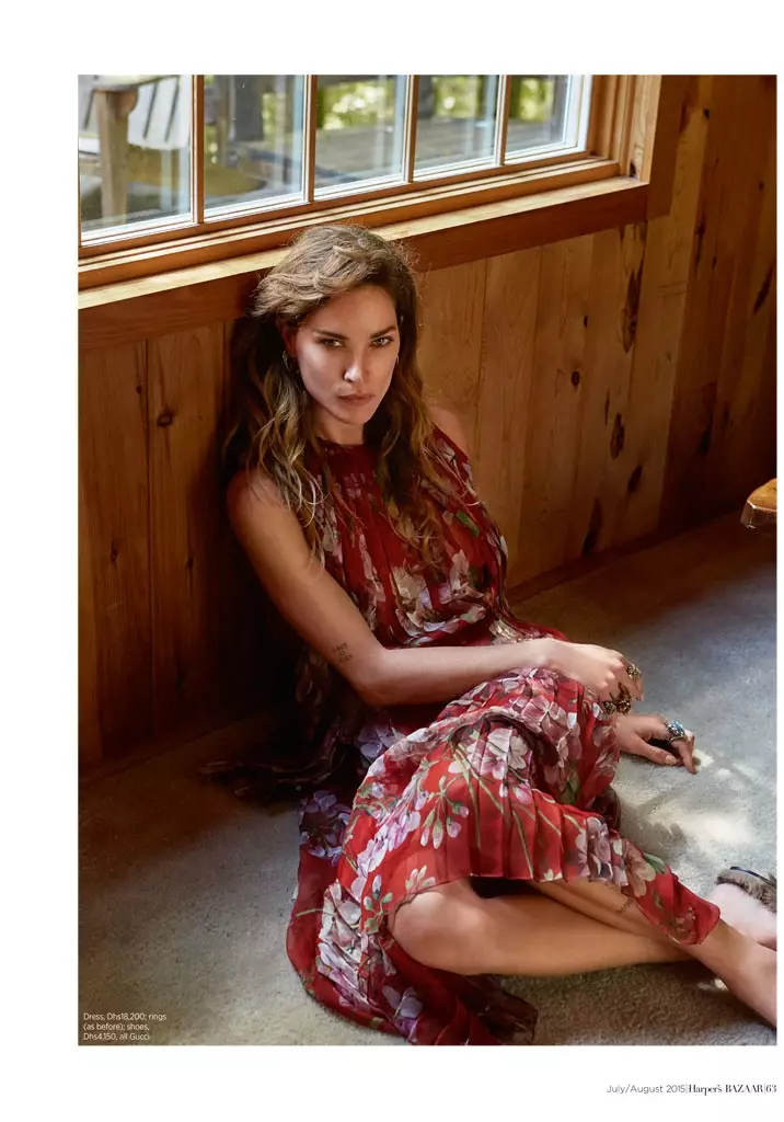 Erin Wasson trägt Gucci-Looks für die Titelgeschichte von Harper's Bazaar Arabia