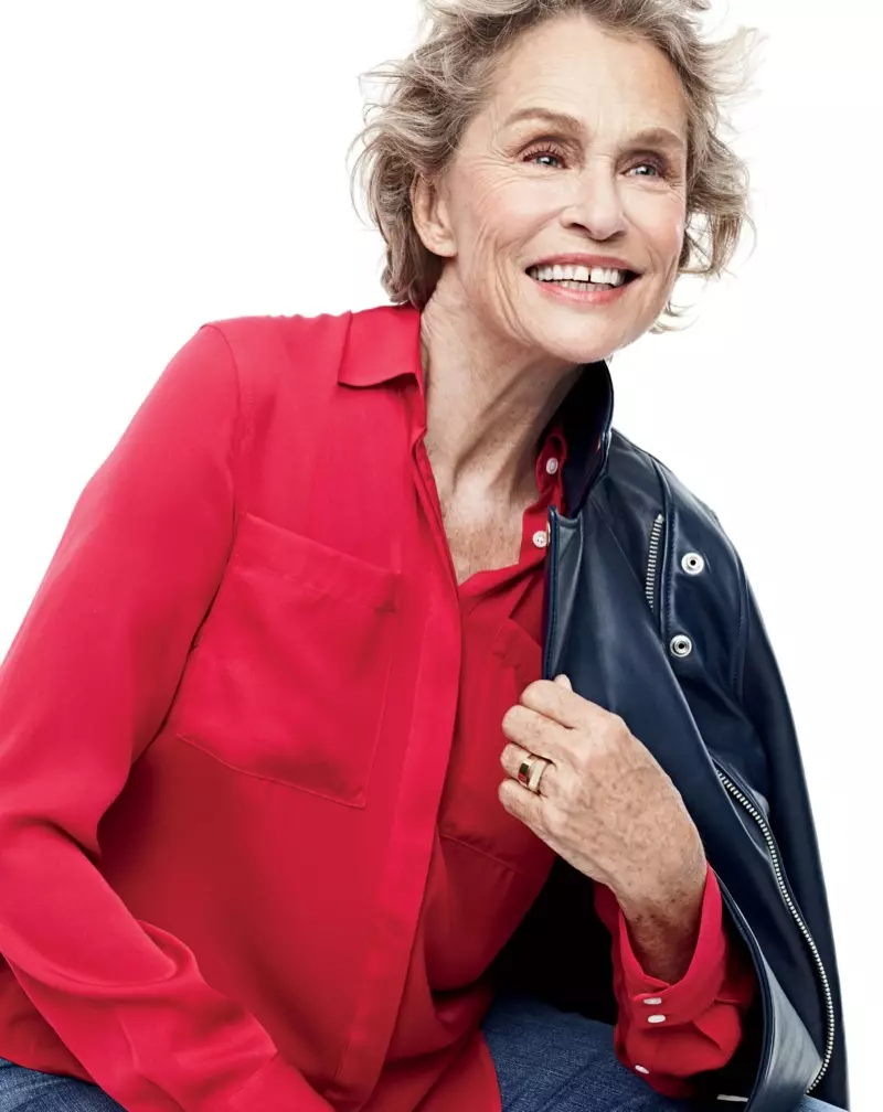 Lauren Hutton za przewodnik po stylu J. Crew na jesień 2015