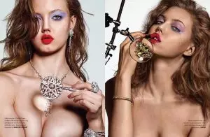 Lindsey Wixson Tau Txais Nws Closeup rau 10 Magazine Editorial