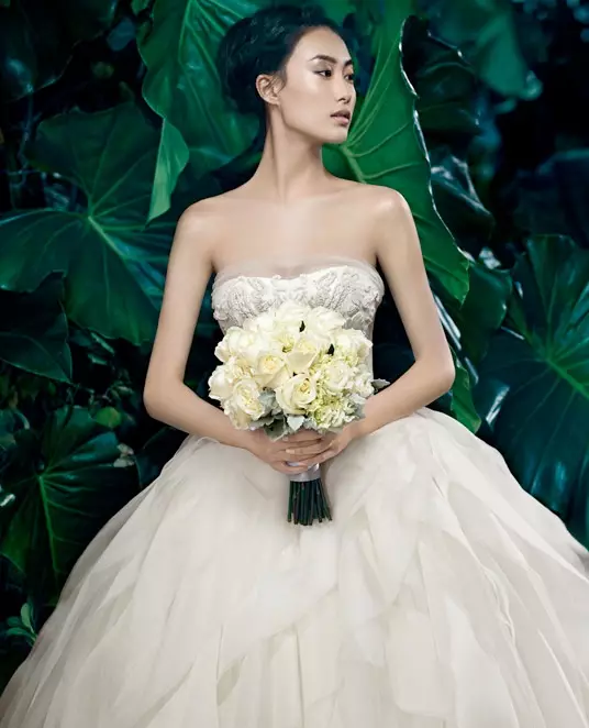 Shu Pei komt werom foar Vera Wang's hjerst 2013-advertinsjes