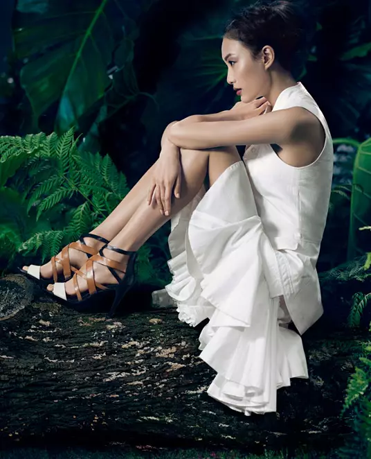 Nahimong Romantiko si Shu Pei alang sa Kampanya sa Spring 2013 ni Vera Wang