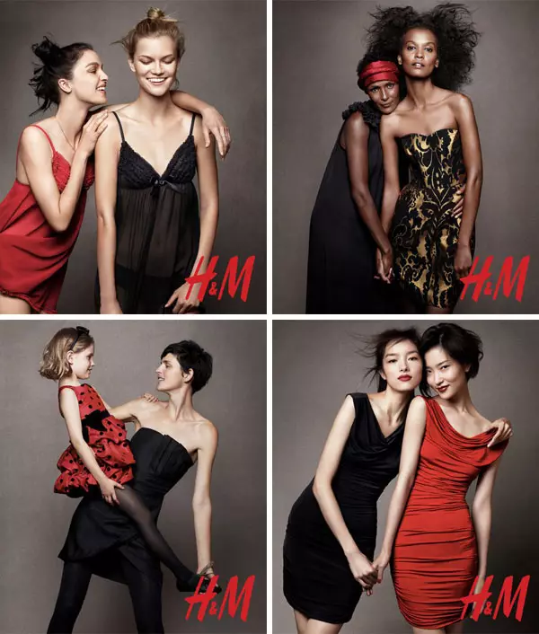 H&M Fakânsje 2010 Kampanje | Mariacarla Boscono, Liya Kebede & Stella Tennant