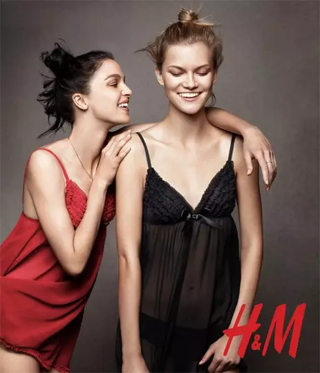 H&M हॉलिडे 2010 मोहीम | मारियाकारला बोस्कोनो, लिया केबेडे आणि स्टेला टेनंट