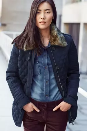 Liu Wen é Tomboy Chic para Next