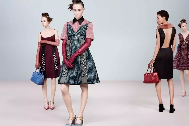 Prada выпускает осеннюю рекламную кампанию 2015 года, которую снял Стивен Мейзел