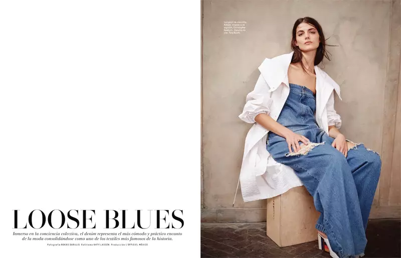 Katryn Kruger Sports Relaxed Denim L'Officiel Mexico-ի համար