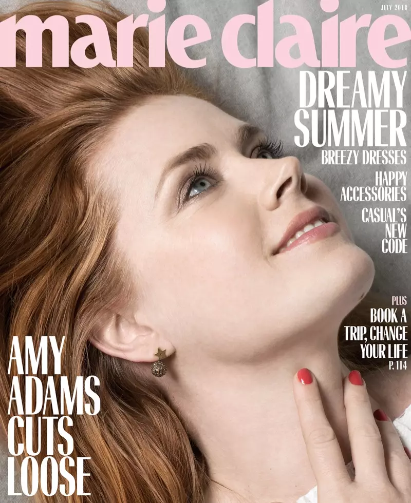 Amy Adams sa Marie Claire US Hulyo 2018 Cover