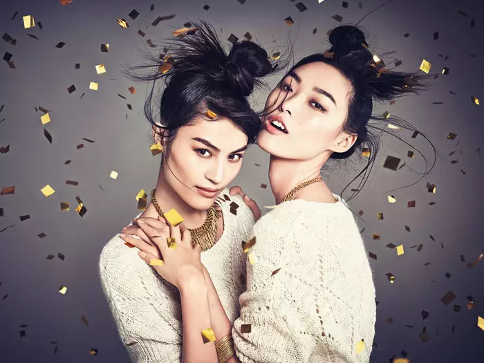 H&M China Merayakan Tahun Baru dengan Sui He + Tian Yi