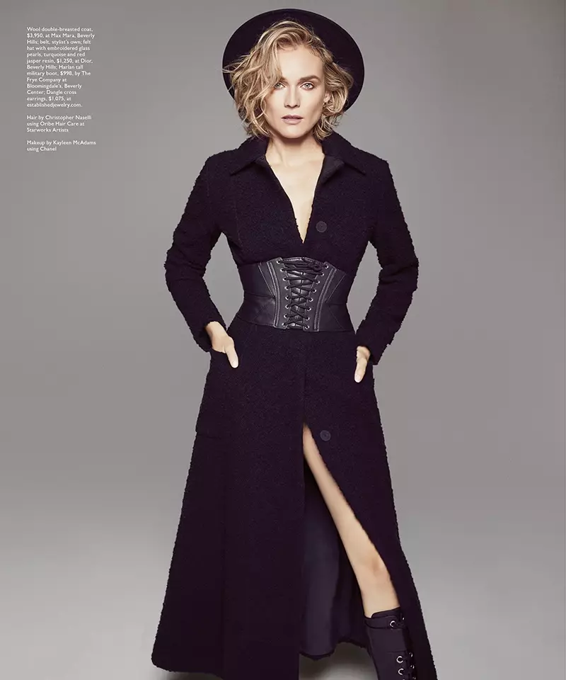 Diane Kruger | Luxe Modern | Sessió de fotos de portada | Gener 2018