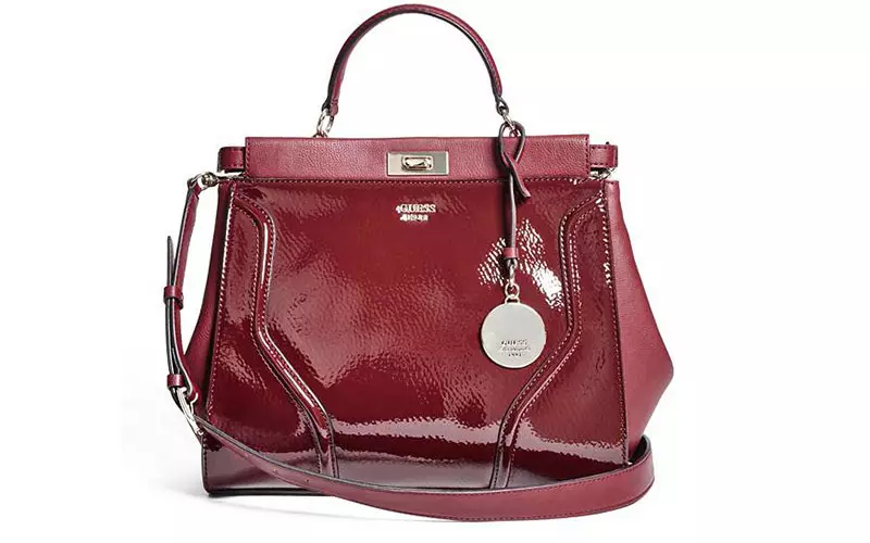 Qiyaas Georgie Patent Satchel Boorsada