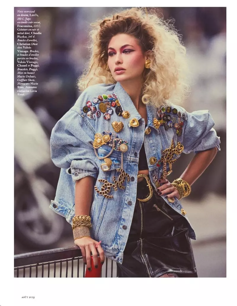 Grace Elizabeth Vogue París 1980 Estilo Moda Editorial