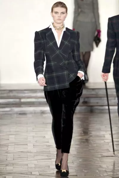 Ralph Lauren Fall 2012 | Wythnos Ffasiwn Efrog Newydd