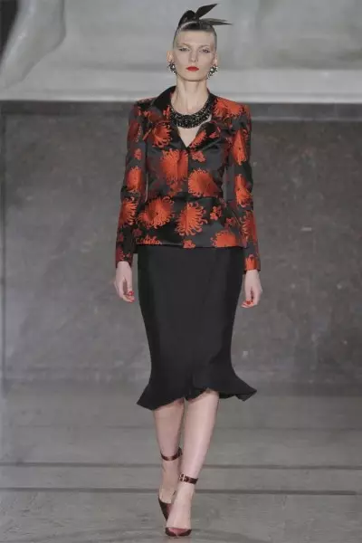 Zac Posen Fall 2012 | Wythnos Ffasiwn Efrog Newydd