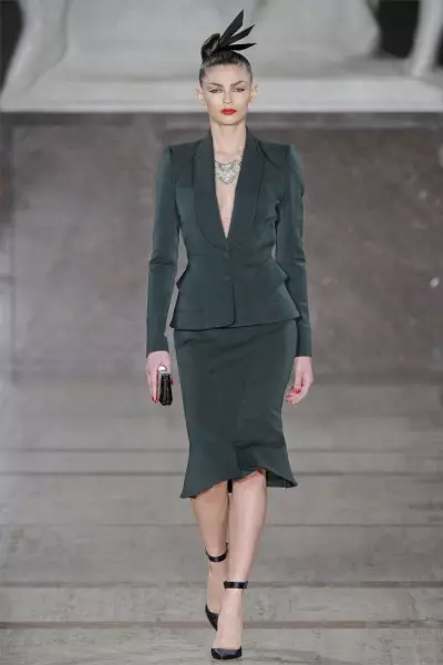 Zac Posen Caij nplooj zeeg 2012 | New York Fashion Week