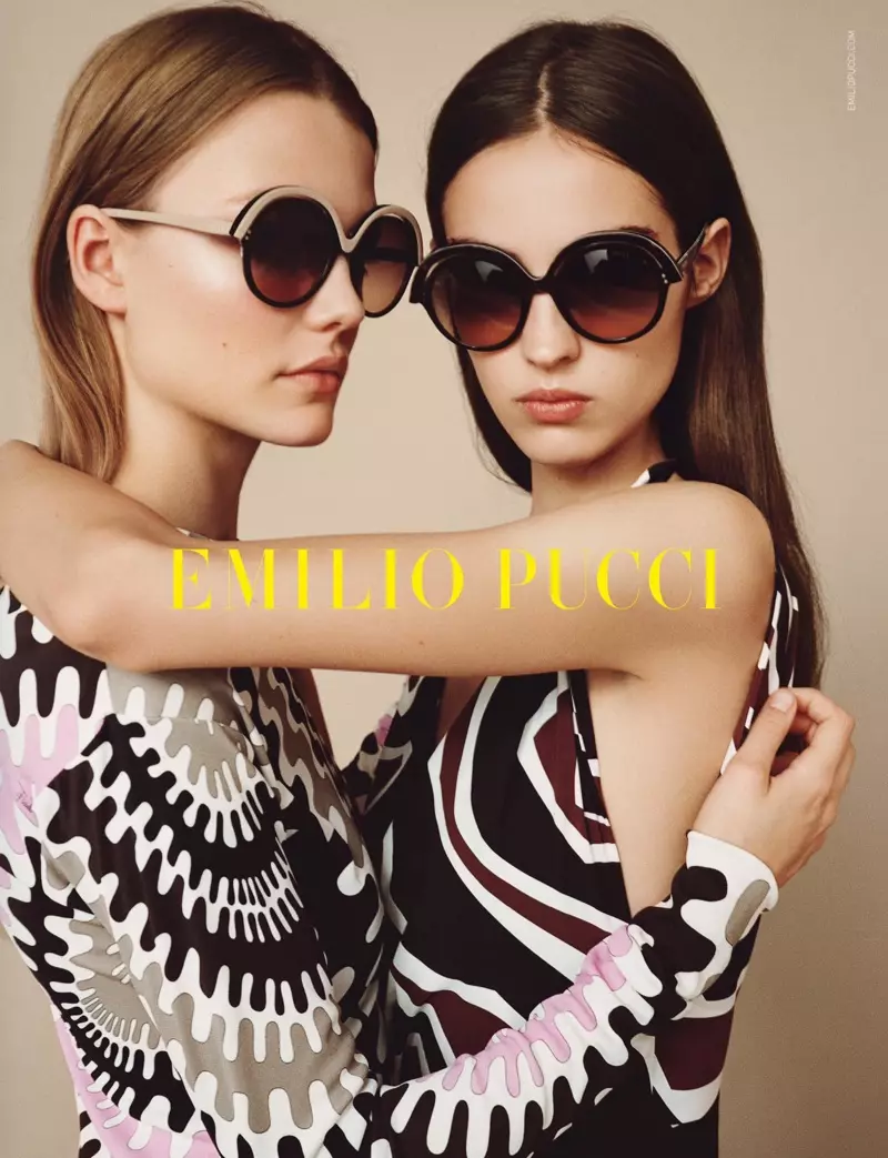 Emilio Pucci Eyewear ጸደይ-የበጋ 2017 የማስታወቂያ ዘመቻ