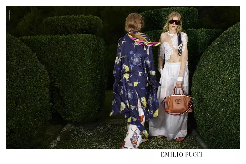 Campanha publicitária primavera/verão Emilio Pucci 2016