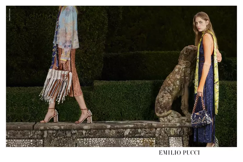 Una imagen de la campaña publicitaria primavera 2016 de Emilio Pucci